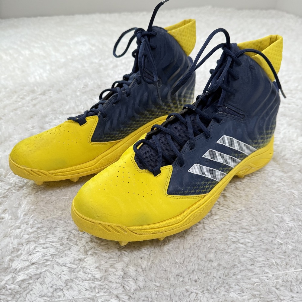 Adidas Adizero Football Cleats Mens 15 Torsion Traxion Sprint Turf Nastynquick